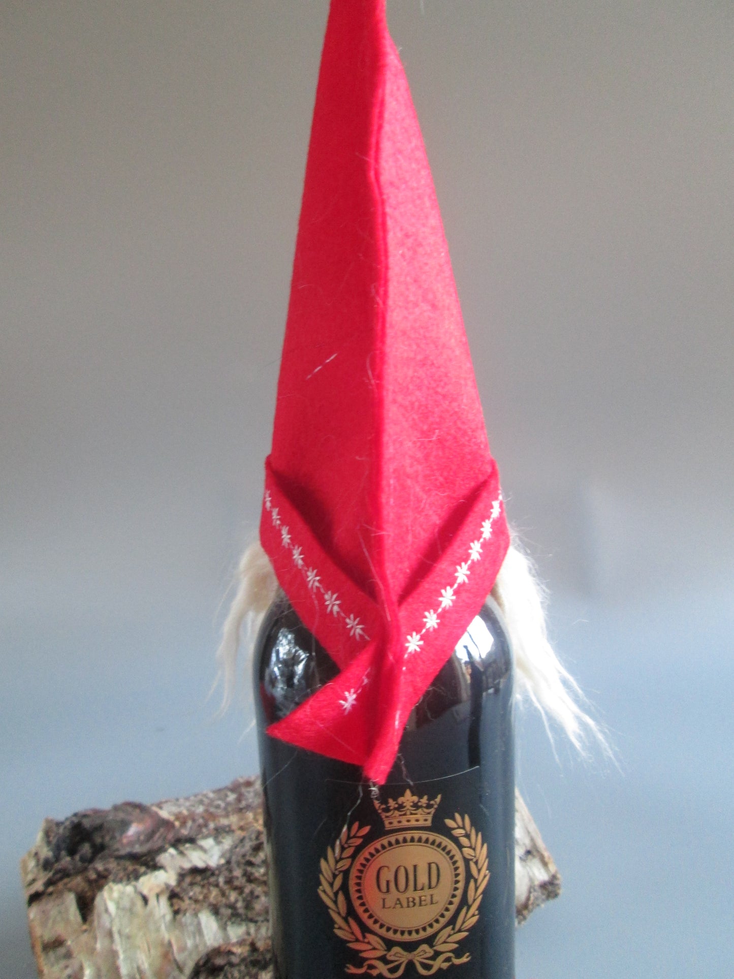 Nordic Gnome Bottle Topper Decoration.