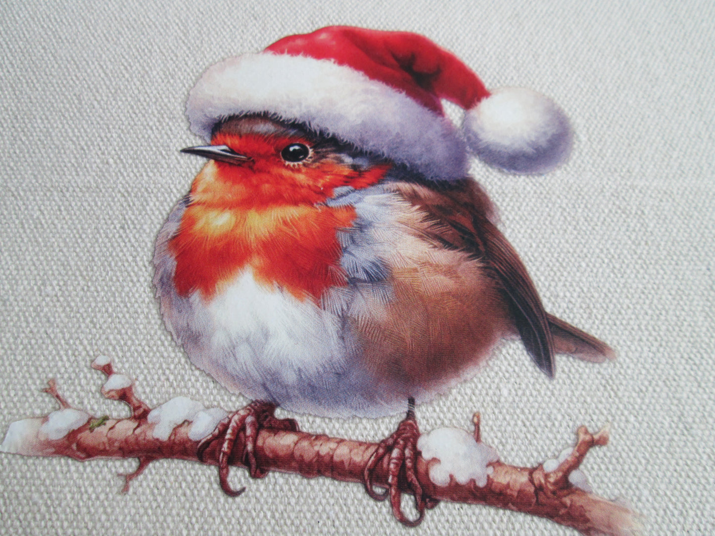 Scandinavian God Jul and Robin Christmas Banner