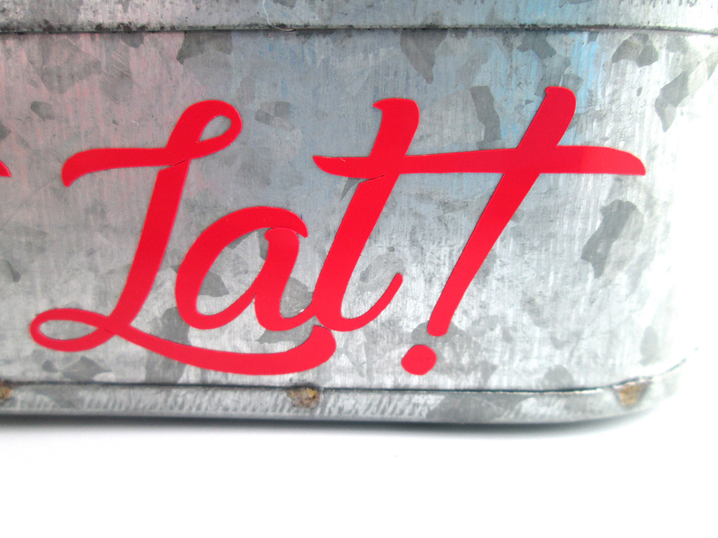Metal Heart Polish Sto Lat! Metal Happy Holidays Candle Holder - Christmas / Easter / Birthday