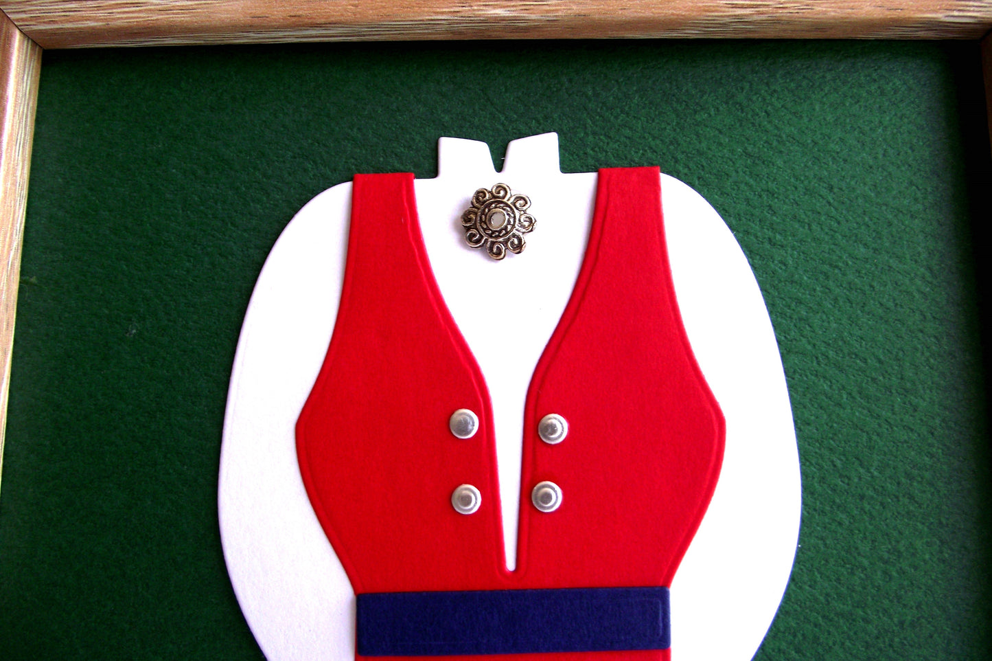 Norwegian Bunad - National Costume Framed Picture