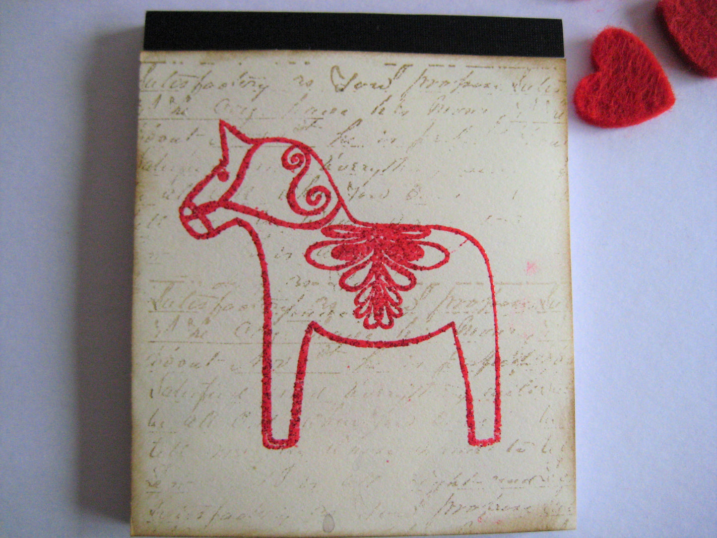 Swedish Dala Horse Jotter Notepad