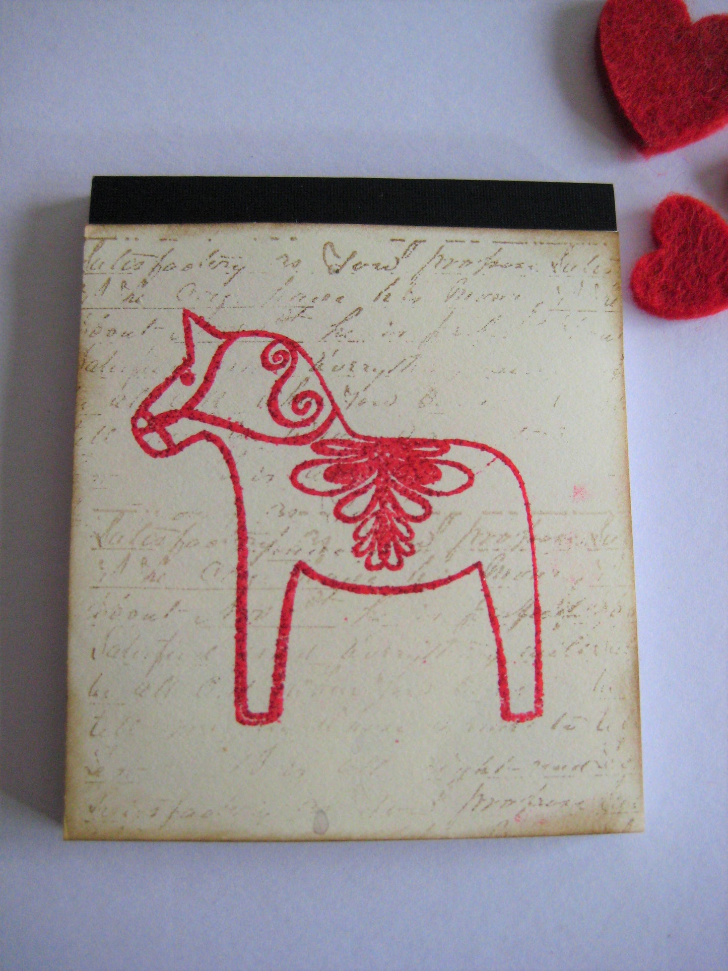 Swedish Dala Horse Jotter Notepad