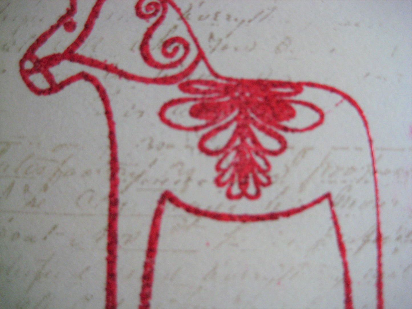 Swedish Dala Horse Jotter Notepad