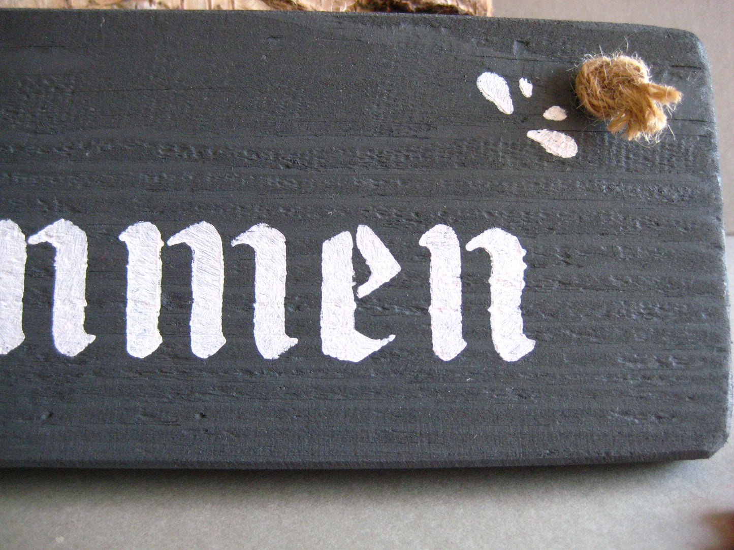 Välkommen Swedish Welcome Reclaimed Wood Hanging Sign