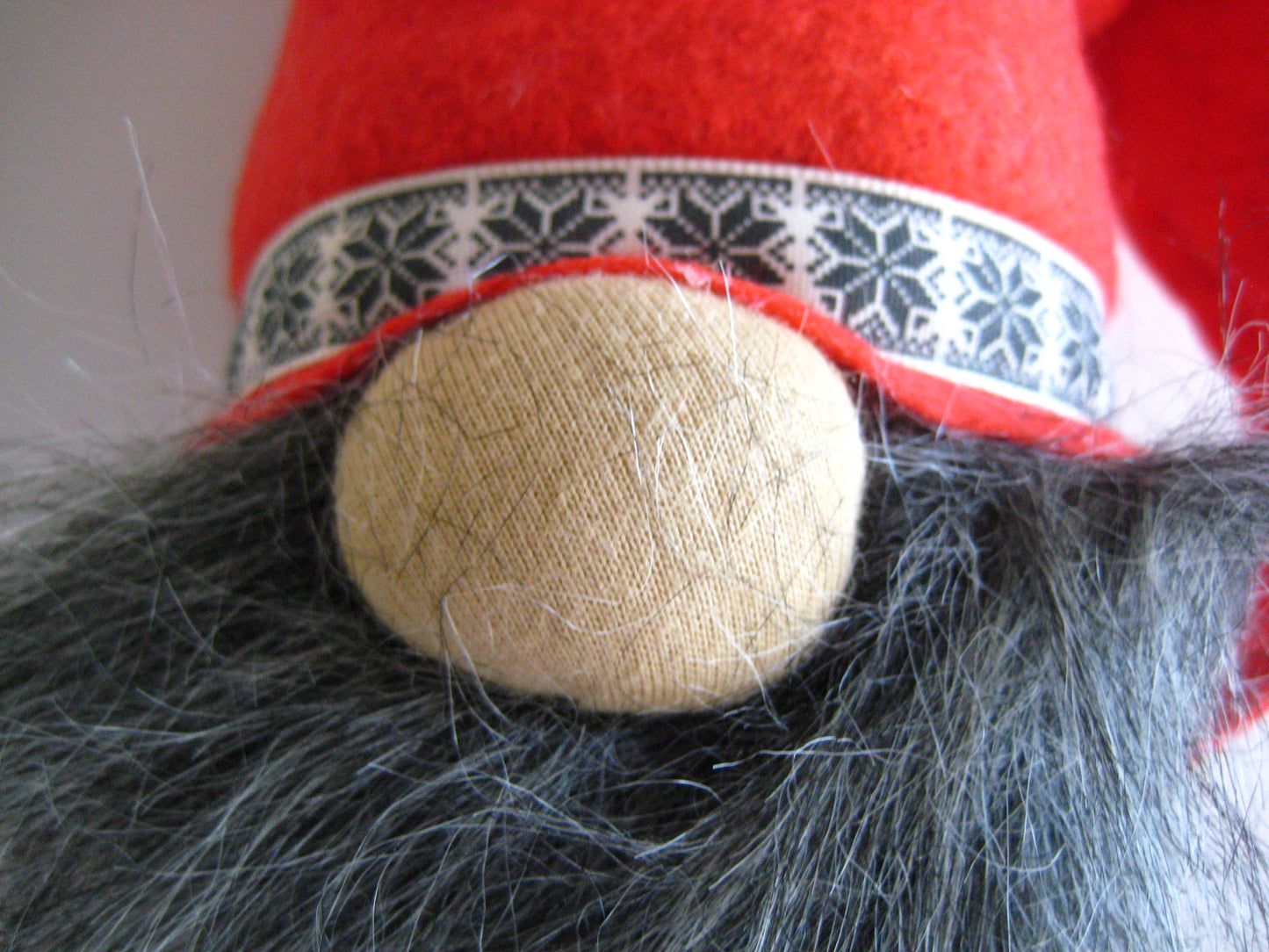 Reduced ** Christmas Scandinavian Gnome In A Horn Decoration