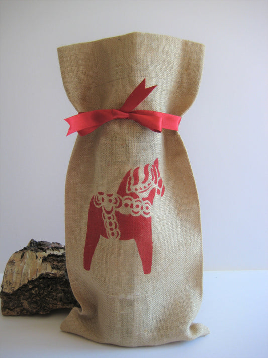 Reduced **Dala Horse Bottle Bag**