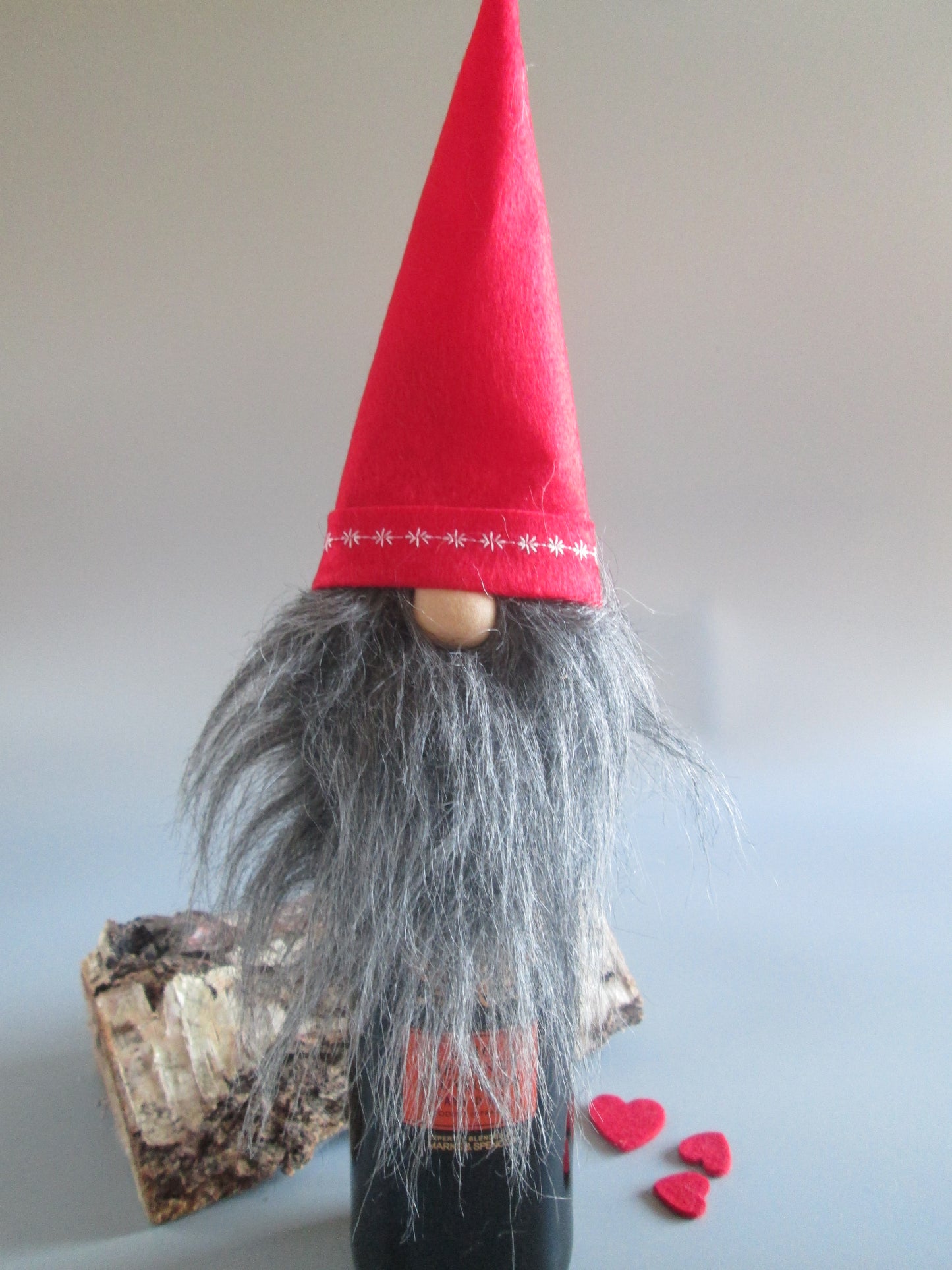 Nordi Gnome Bottle Topper Decoration.