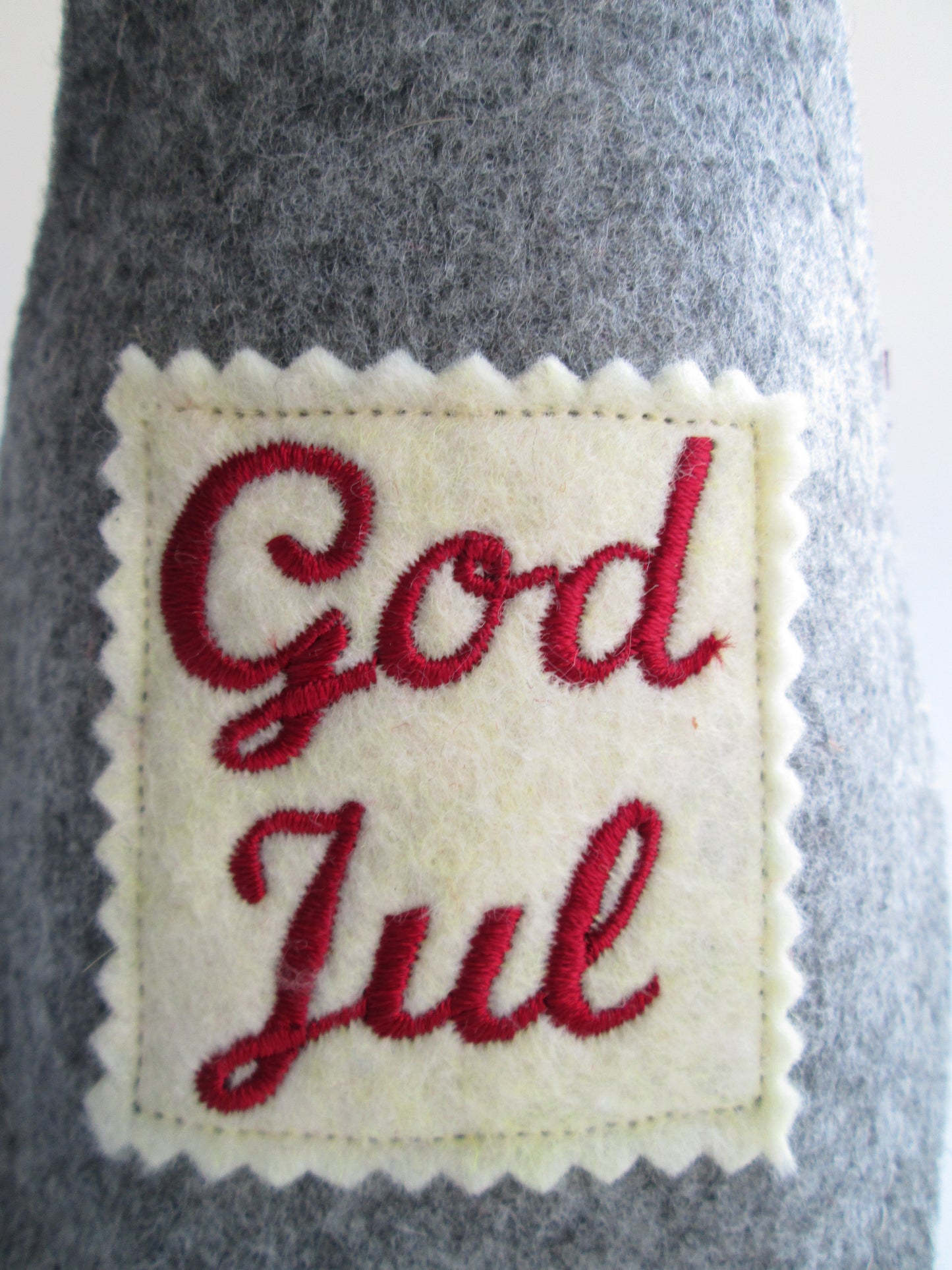 God Jul Christmas Bottle Apron