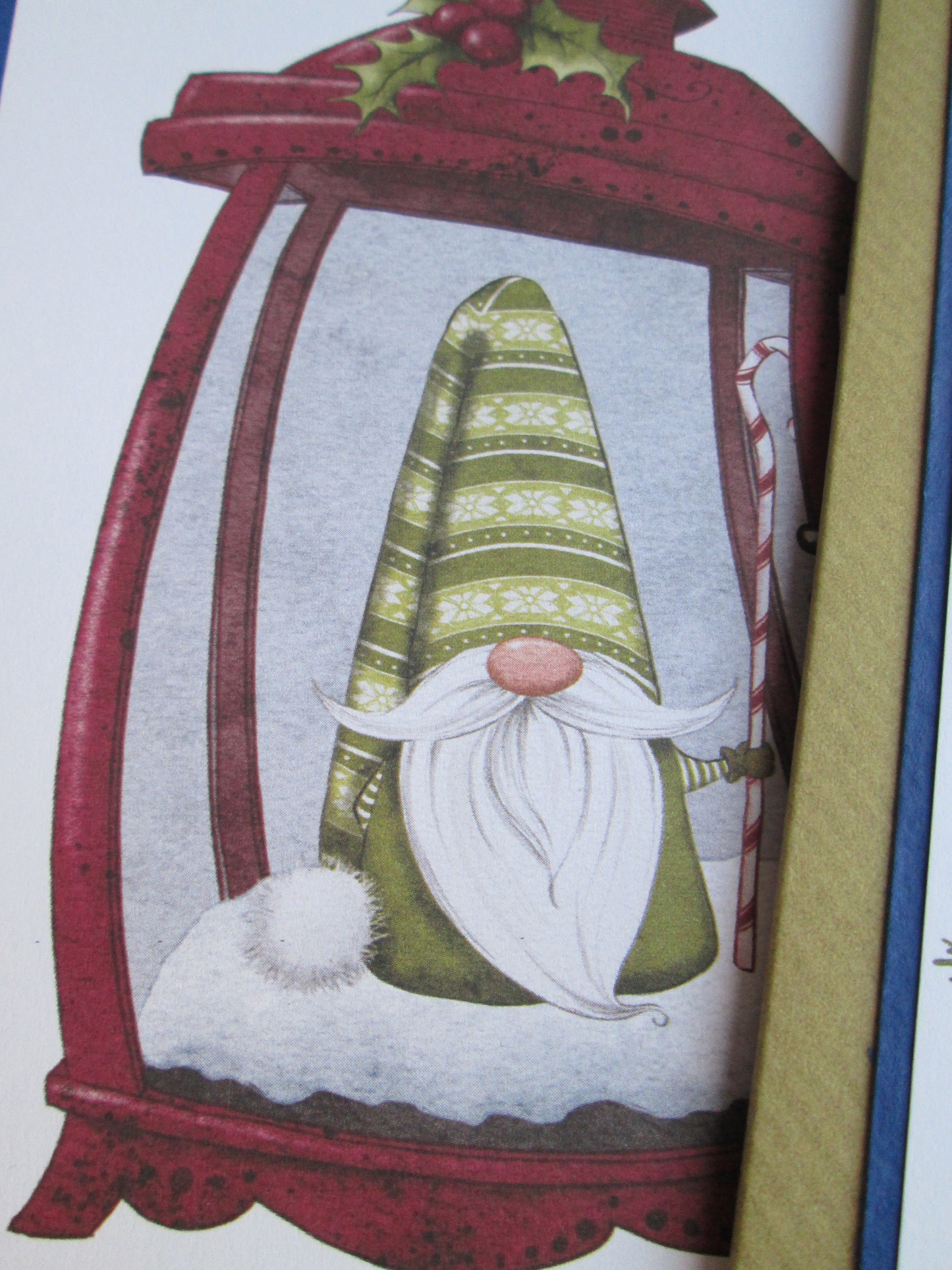 Five Pack Of Irish Gaelic Nollaig Shona Duit  Happy Christmas Gnome Christmas Cards