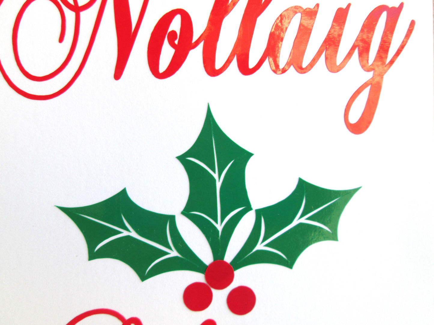 Irish / Scottish Gaelic Nollaig Shona Christmas Paper Gift Bag