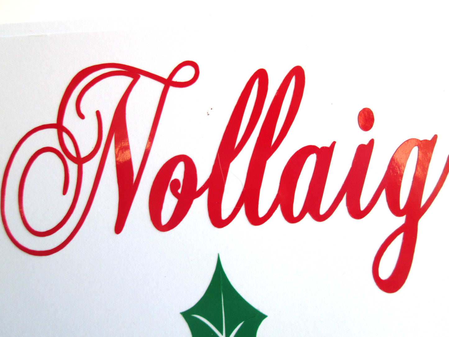 Irish / Scottish Gaelic Nollaig Shona Christmas Greeting Card