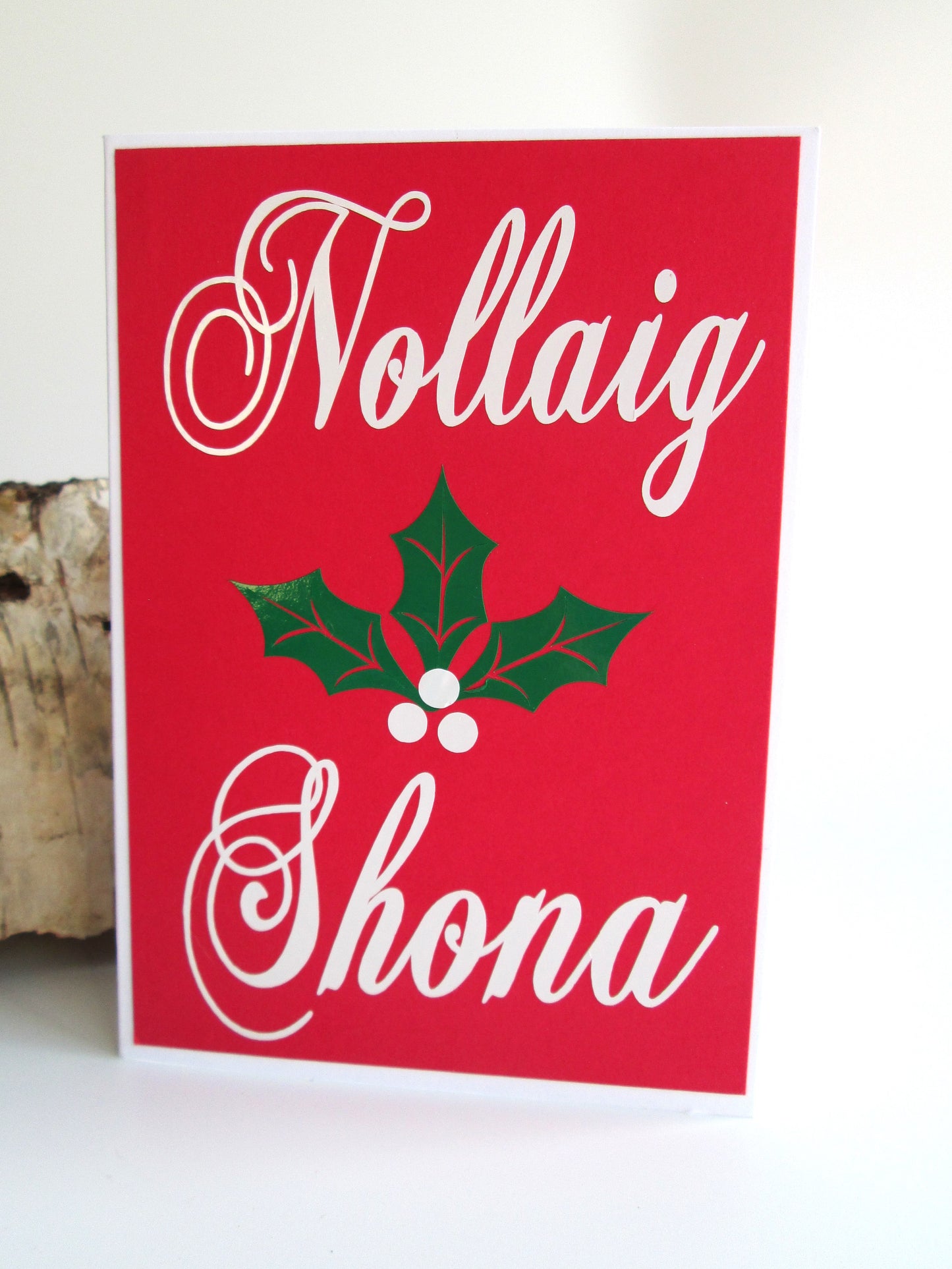 Irish / Scottish Gaelic Nollaig Shona Christmas Greeting Card