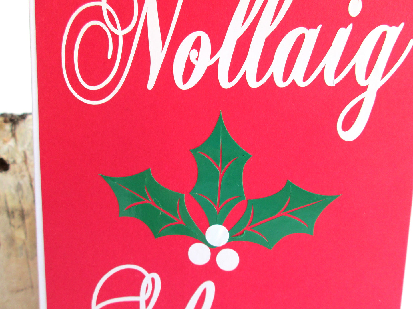 Irish / Scottish Gaelic Nollaig Shona Christmas Greeting Card