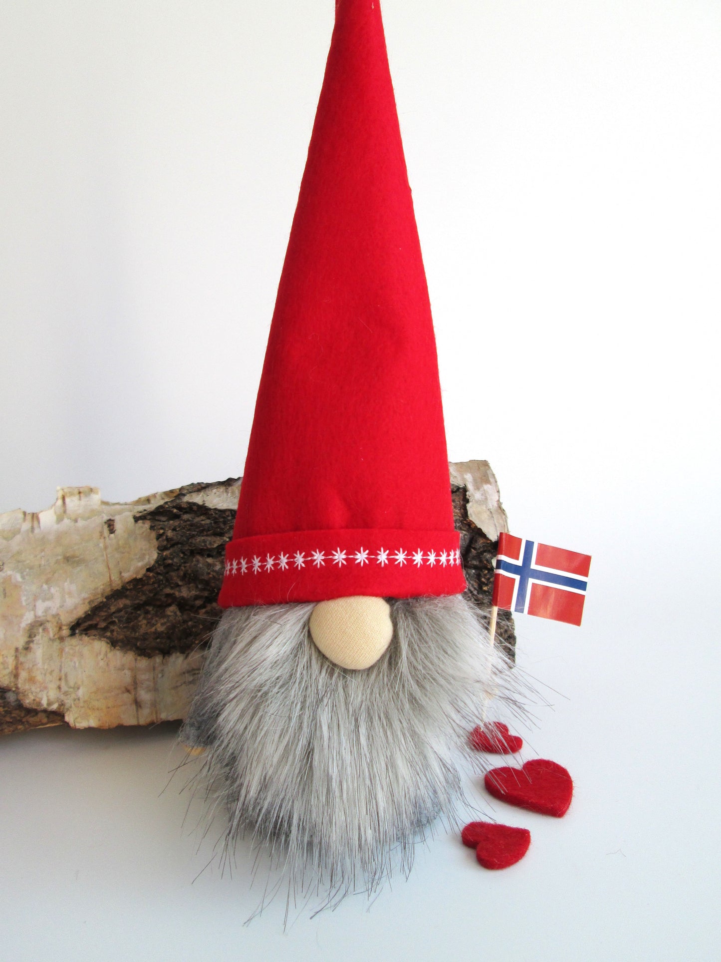 Norwegian Flag Scandinavian Gnome Girl, Boy Or Couple.