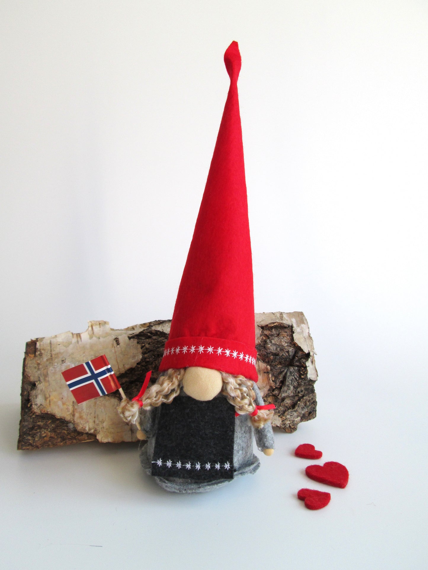 Norwegian Flag Scandinavian Gnome Girl, Boy Or Couple.