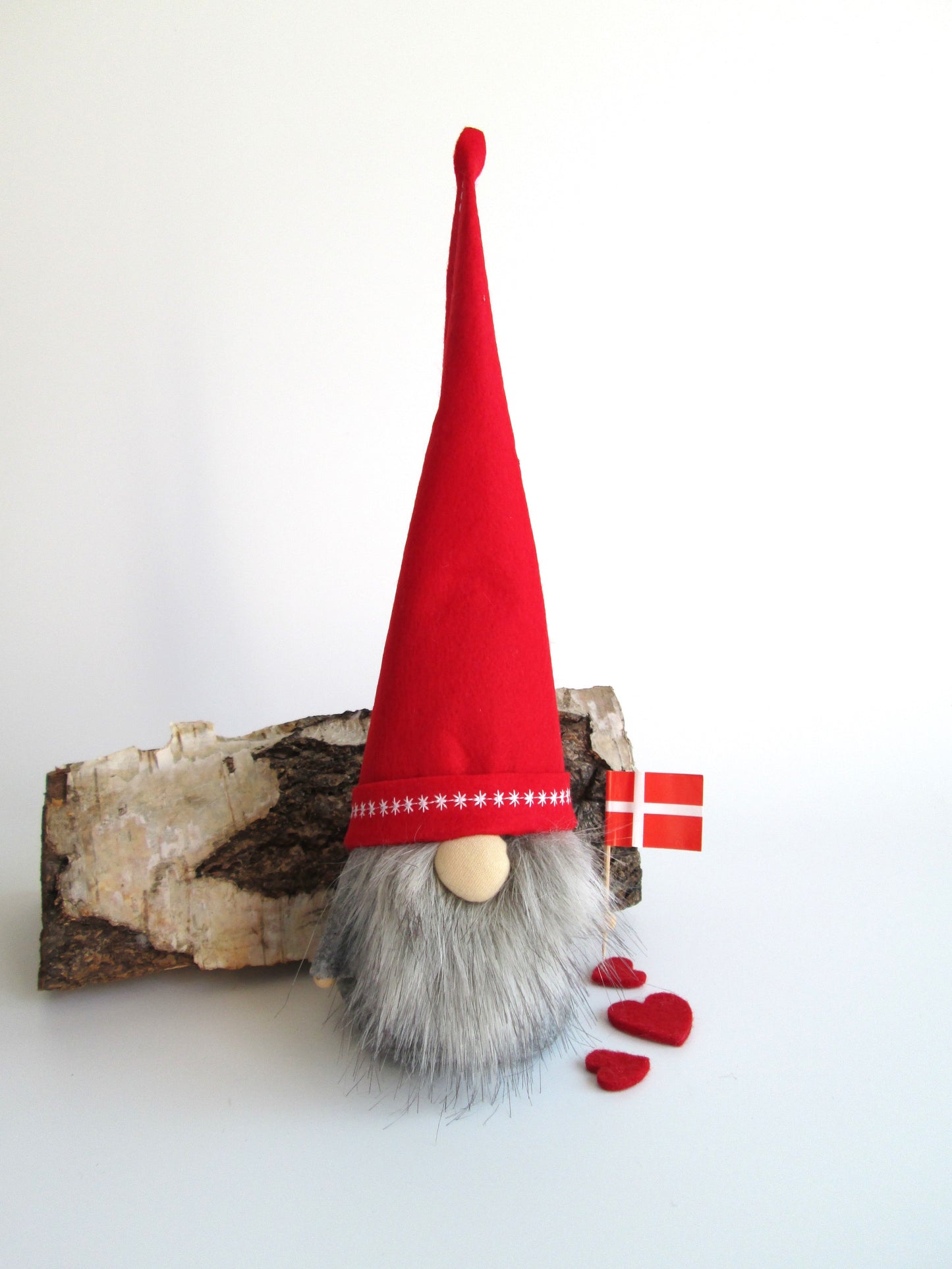 Danish Flag Scandinavian Gnome Girl, Boy Or Couple