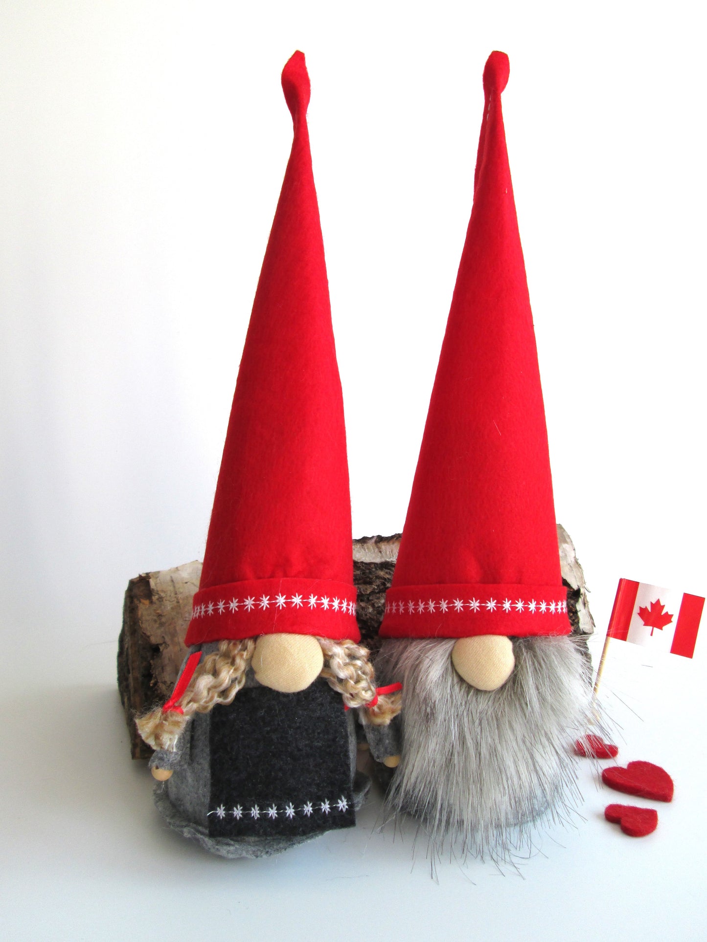 Canadian Flag Scandinavian Gnome Girl And Or Boy Or Couple