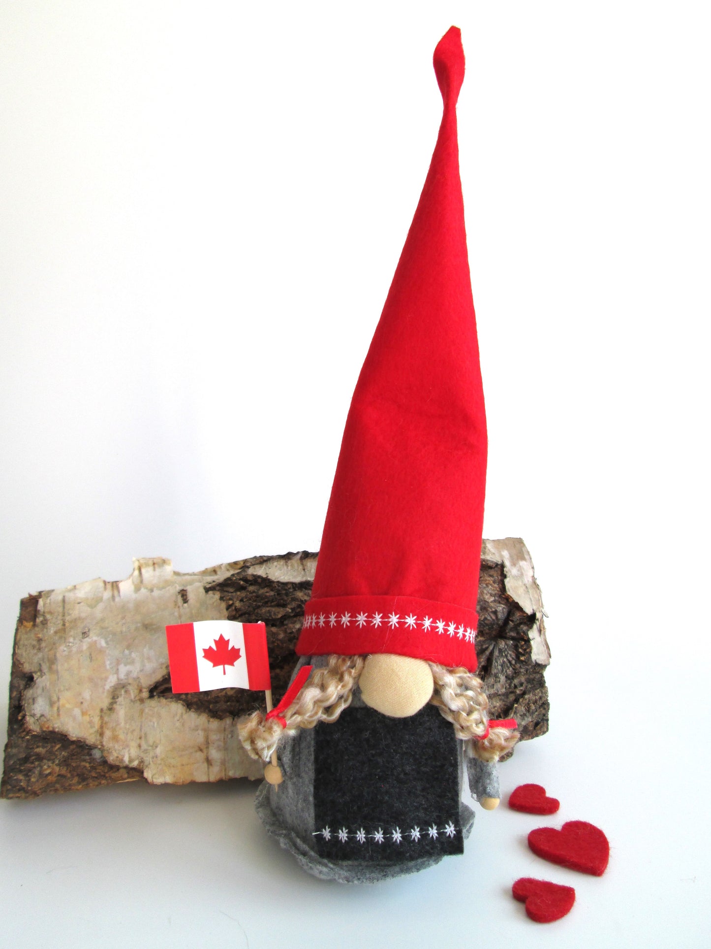 Canadian Flag Scandinavian Gnome Girl And Or Boy Or Couple