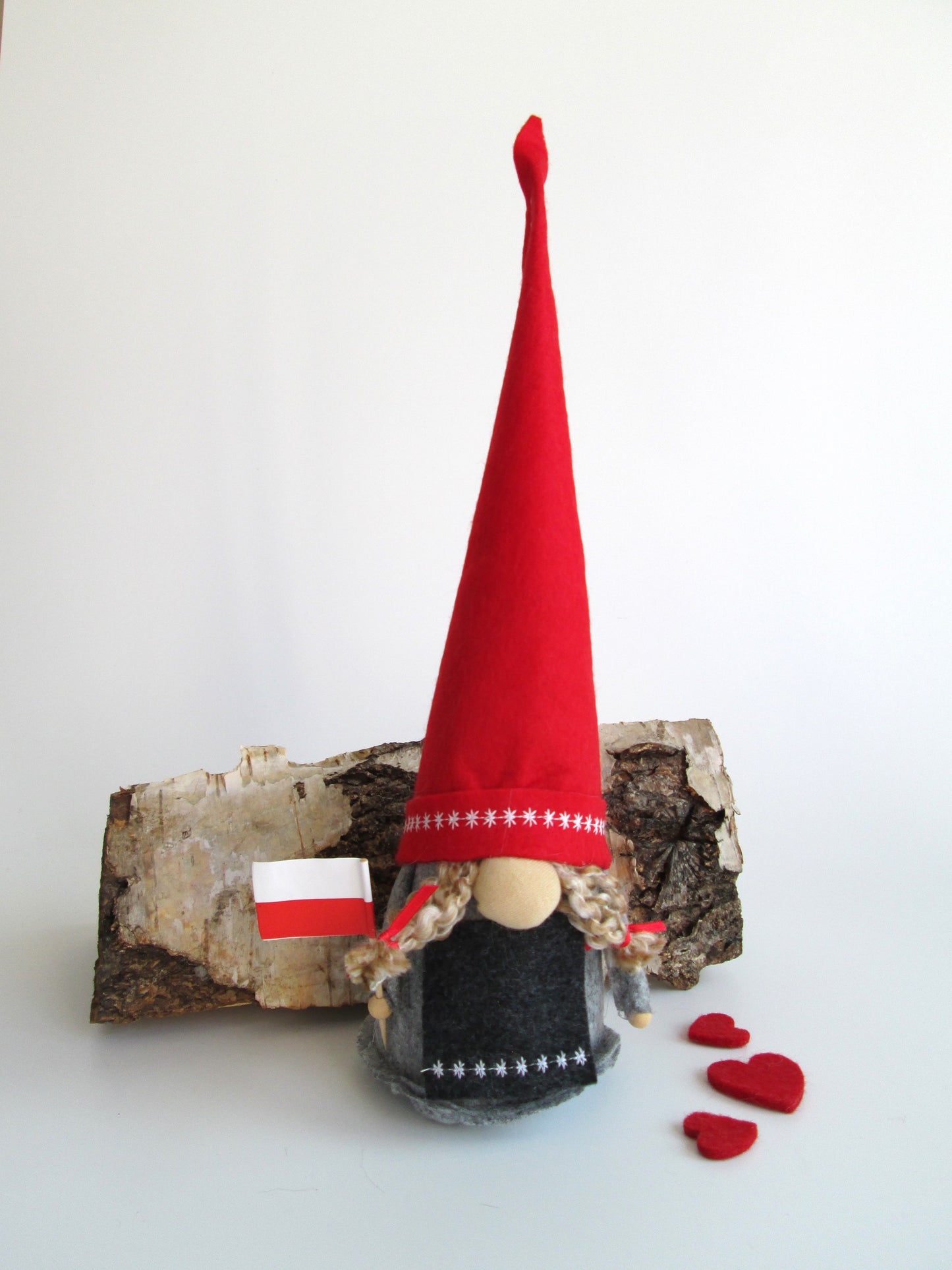 Polish Flag Scandinavian Gnome Girl And Or Boy