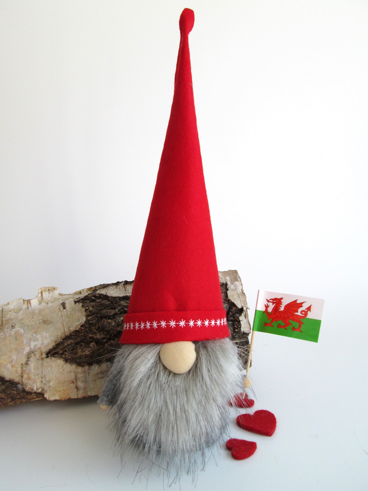 Welsh Flag Scandinavian Gnome Boy And / Or Girl