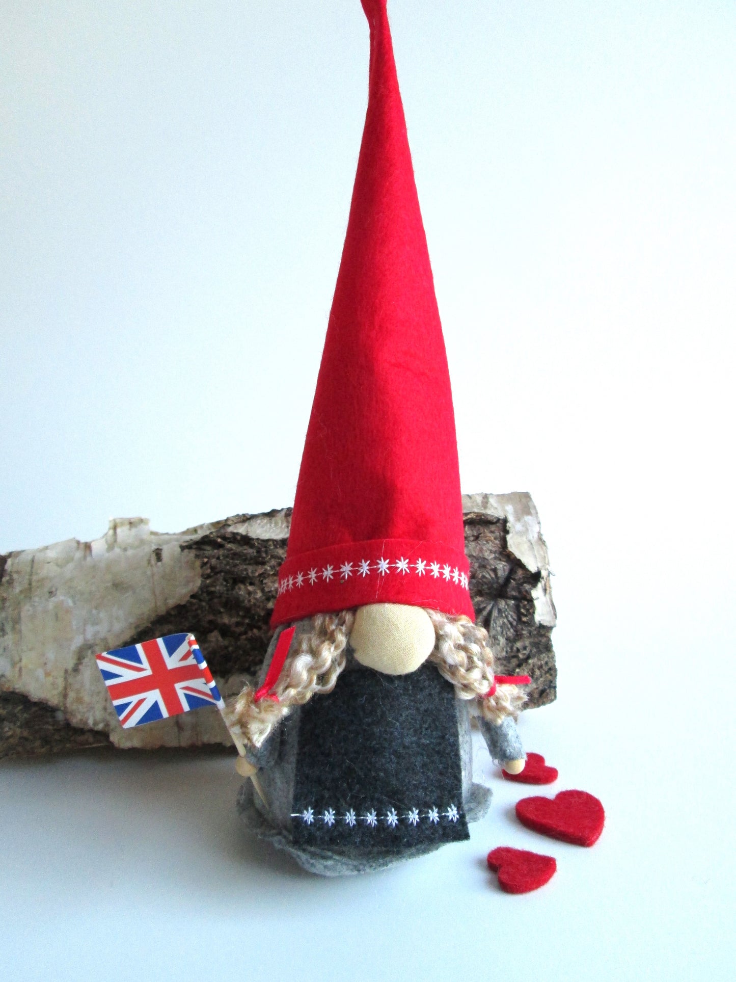 UK Flag Scandinavian Gnome Girl Or Boy Or Couple