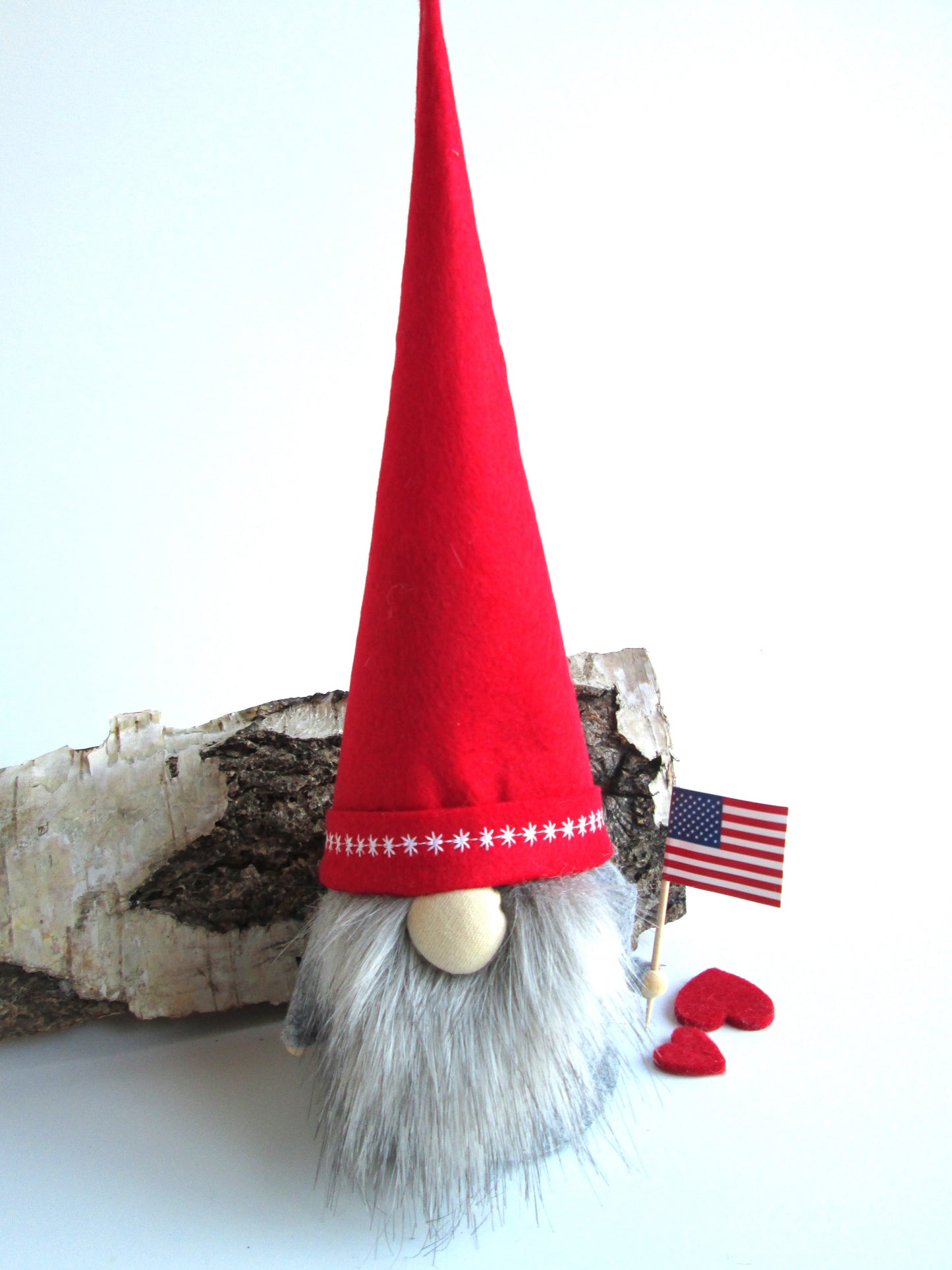 US Flag Scandinavian Gnome Girl And /Or Boy or Couple