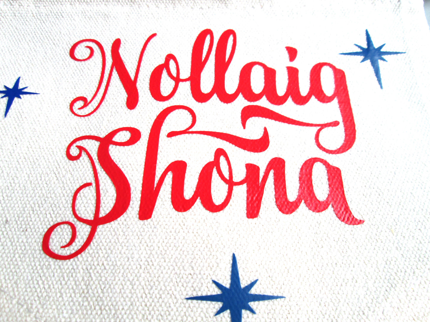 Irish Nollaig Shona Small Christmas Gnome Banner