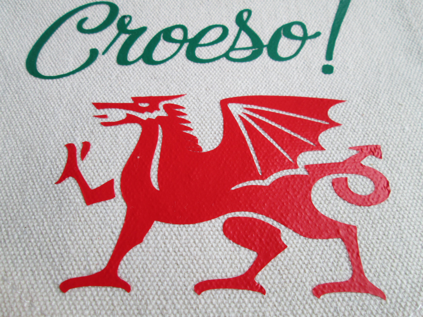 Welsh Croeso Welcome Banner