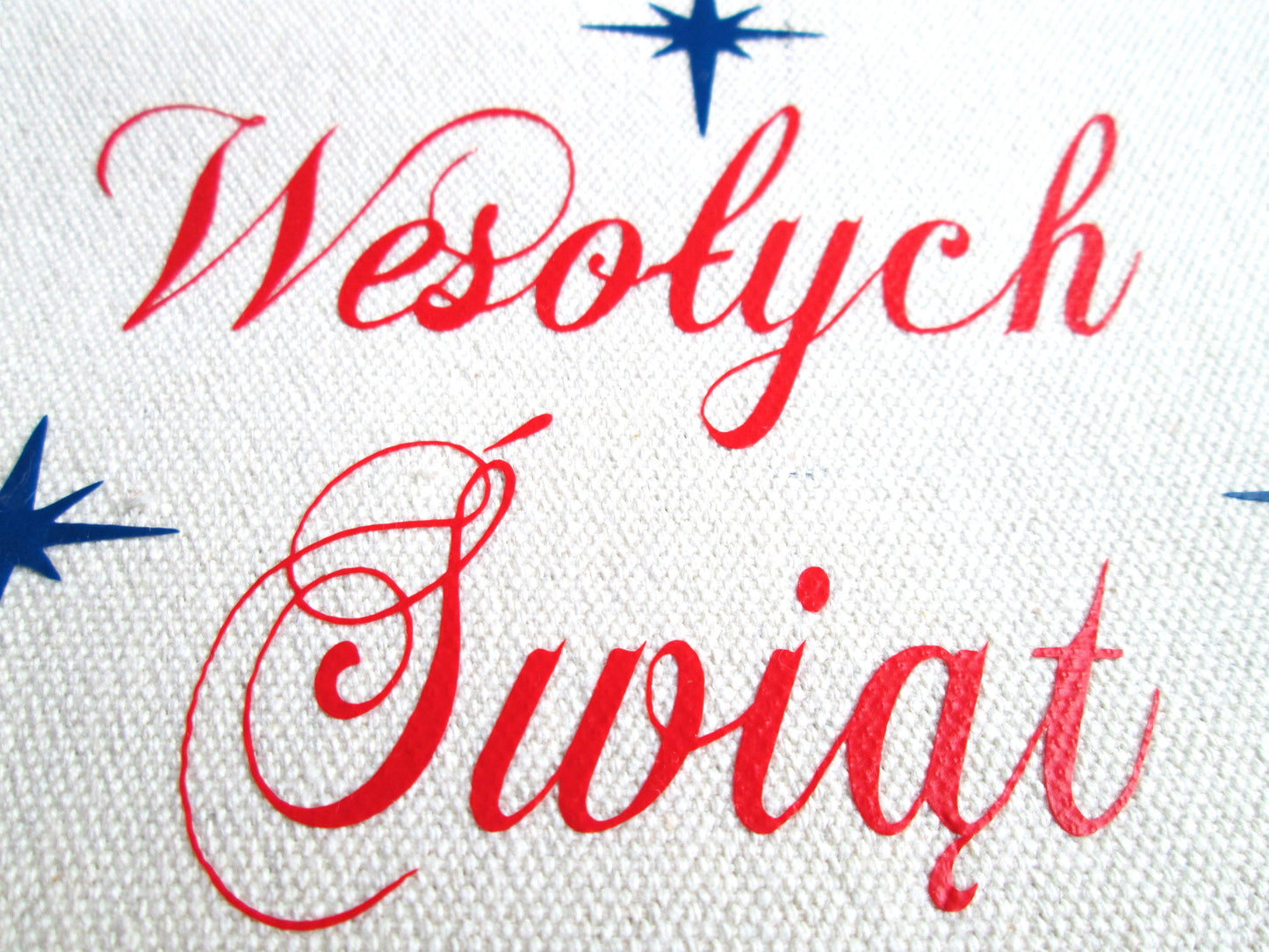 Polish Wesołych Świąt Small Christmas Banner