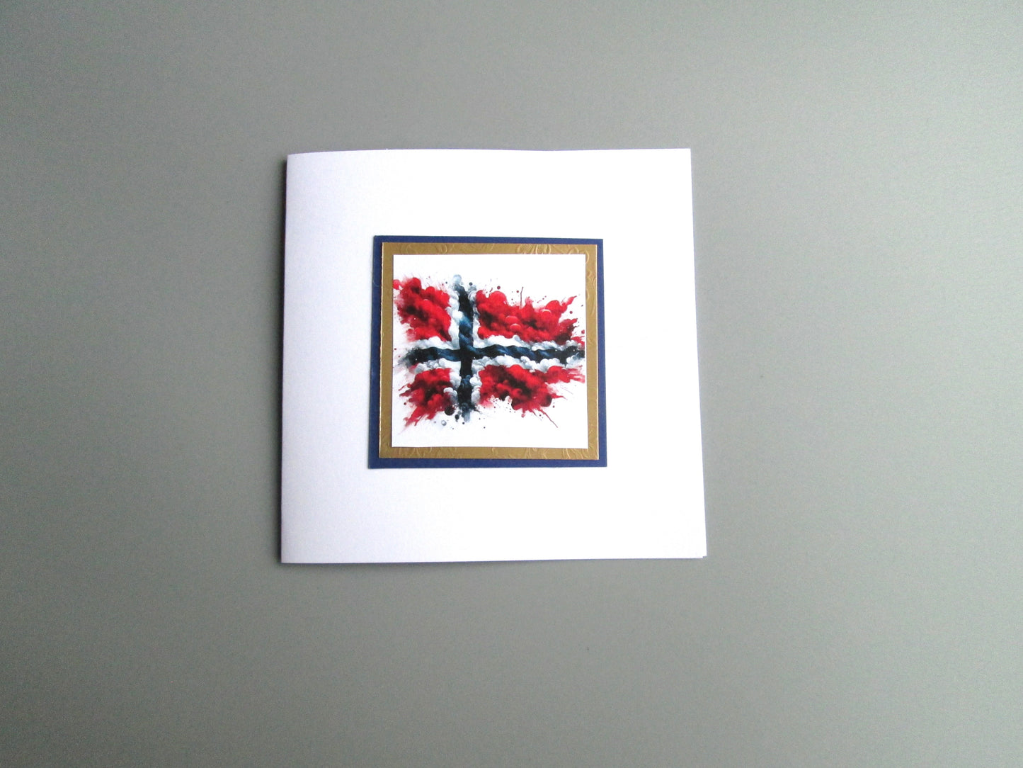 Norwegian Flag Greeting Card