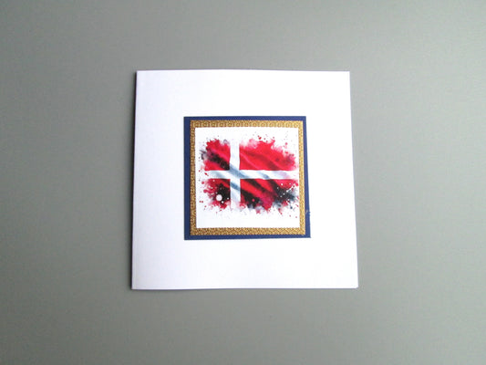 Danish Flag Greeting Card