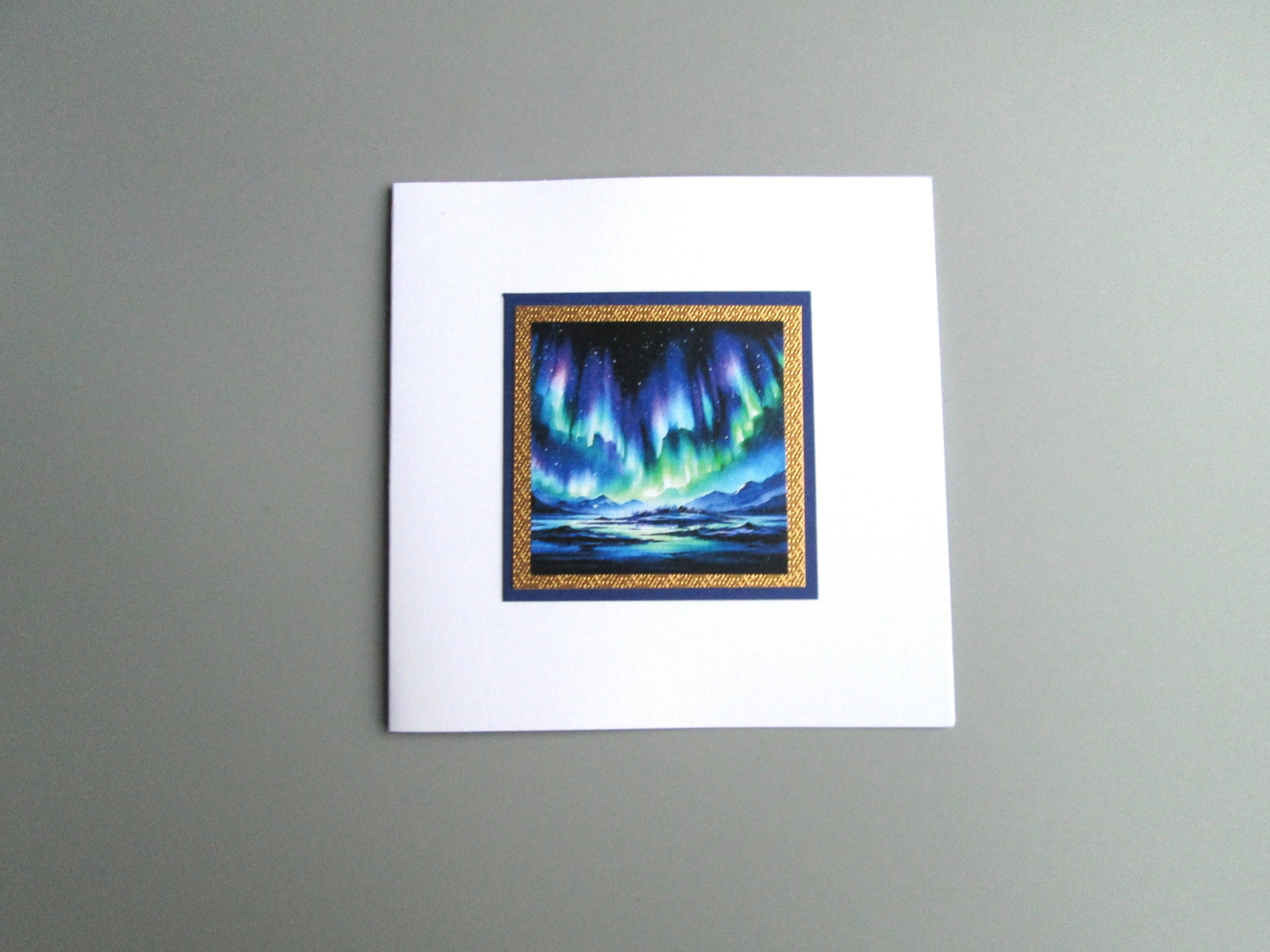 Northern Lights / Aurora Borealis  Greeting Card - Scandinavian Gift