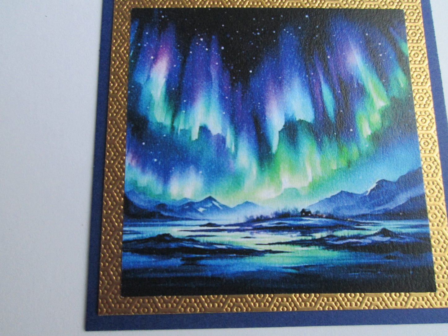 Northern Lights / Aurora Borealis  Greeting Card - Scandinavian Gift