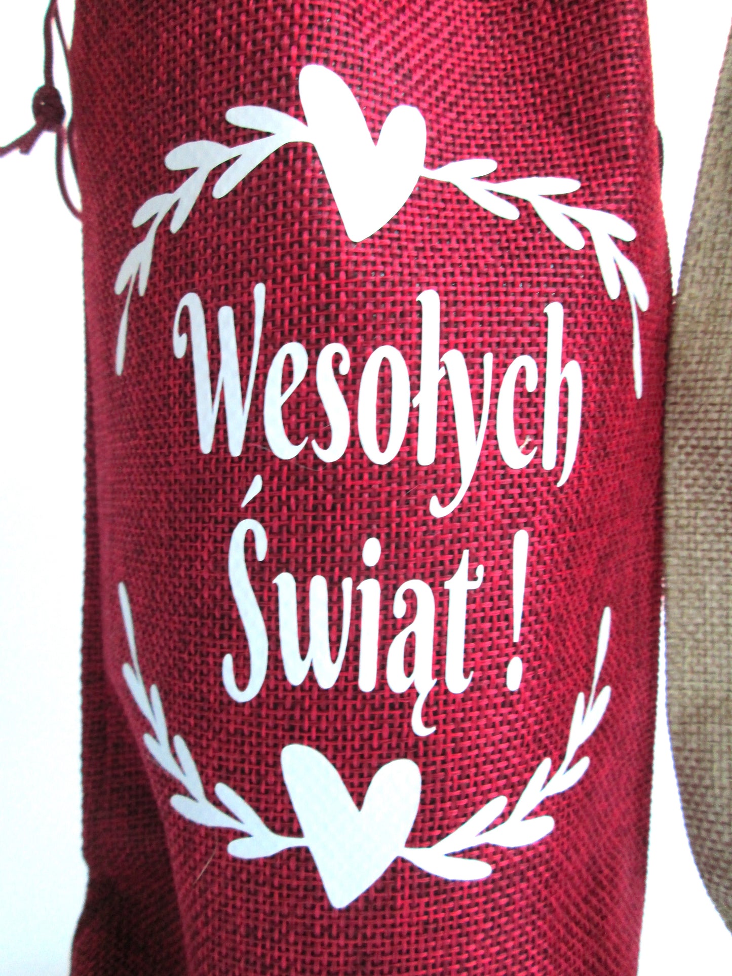 Wesołych Świąt Polish Celebration Bottle Bag