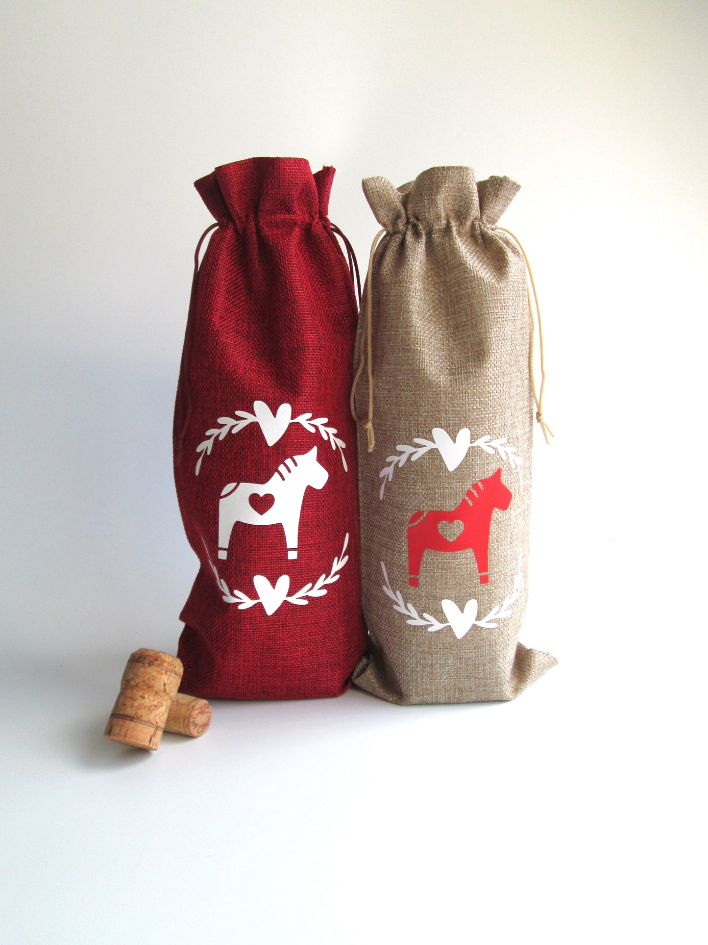 Dala Horse Bottle Bag