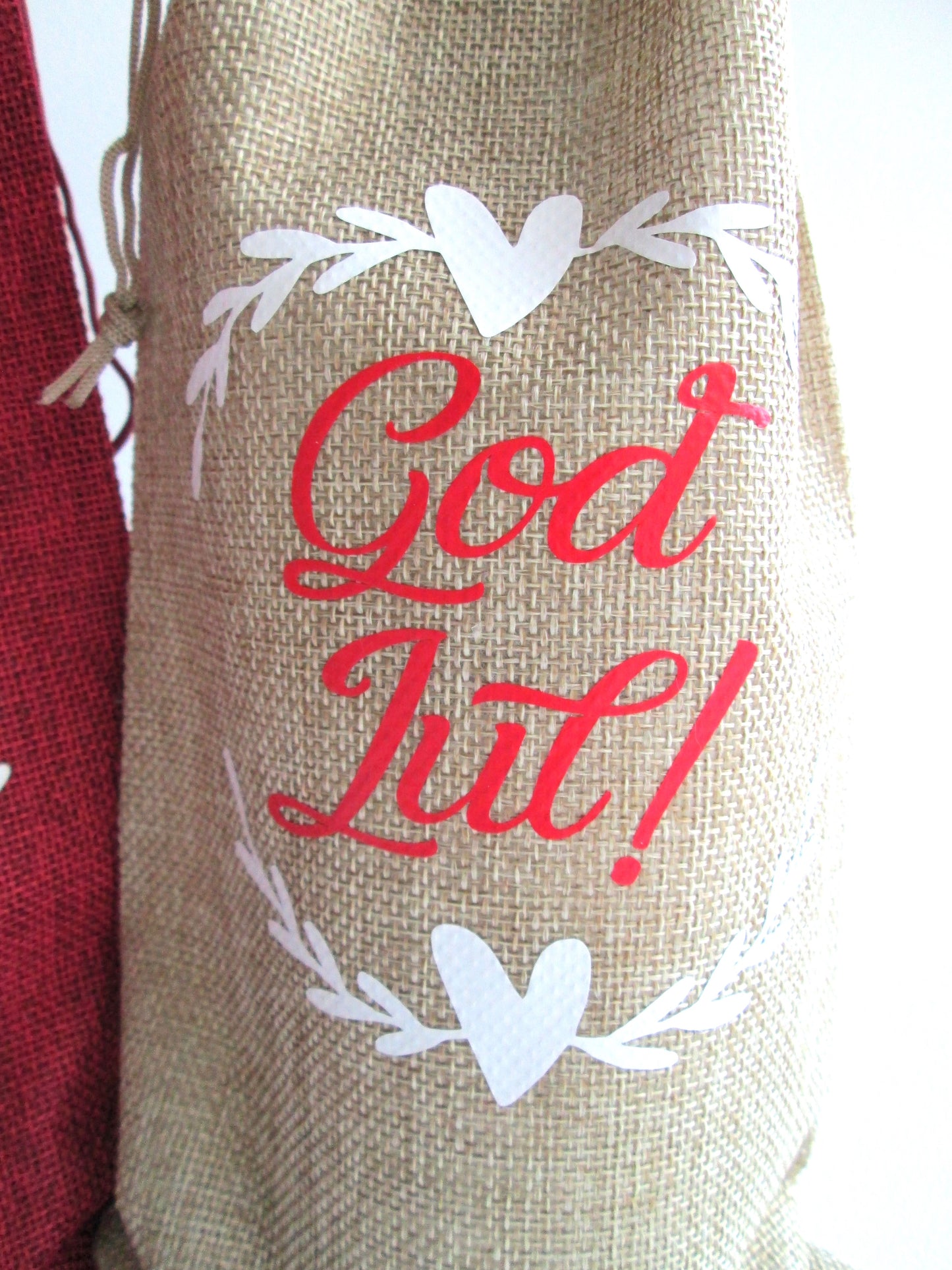 God Jul Bottle Bag - Great Wine / Party Gift