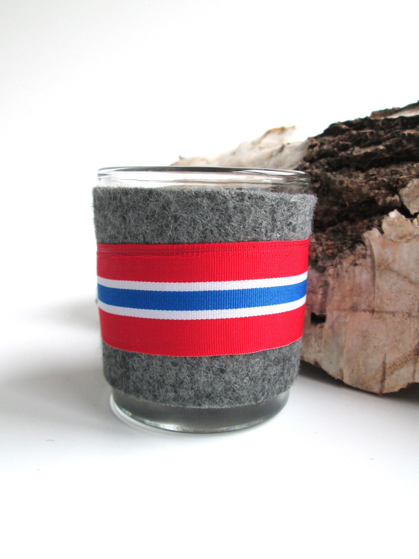 Norwegian Flag Candle Holder