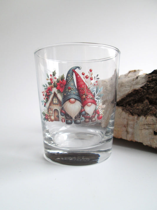 Gnome Couple Scandinavian Candle Holder