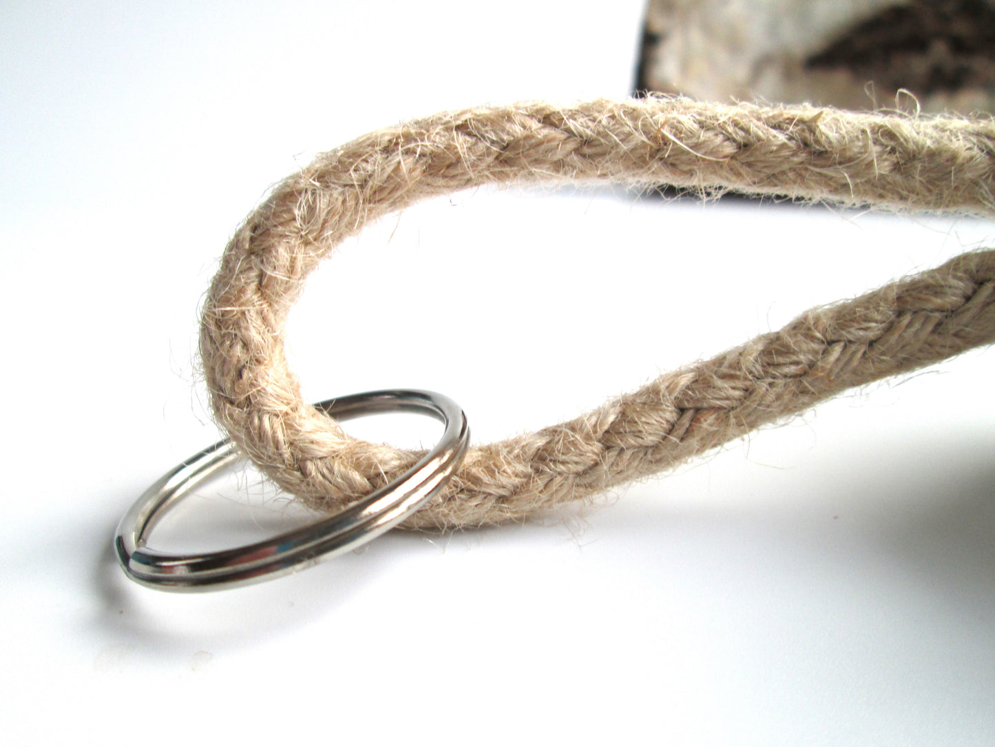 Large Monkey's Fist Knot Rope Keyring Fob